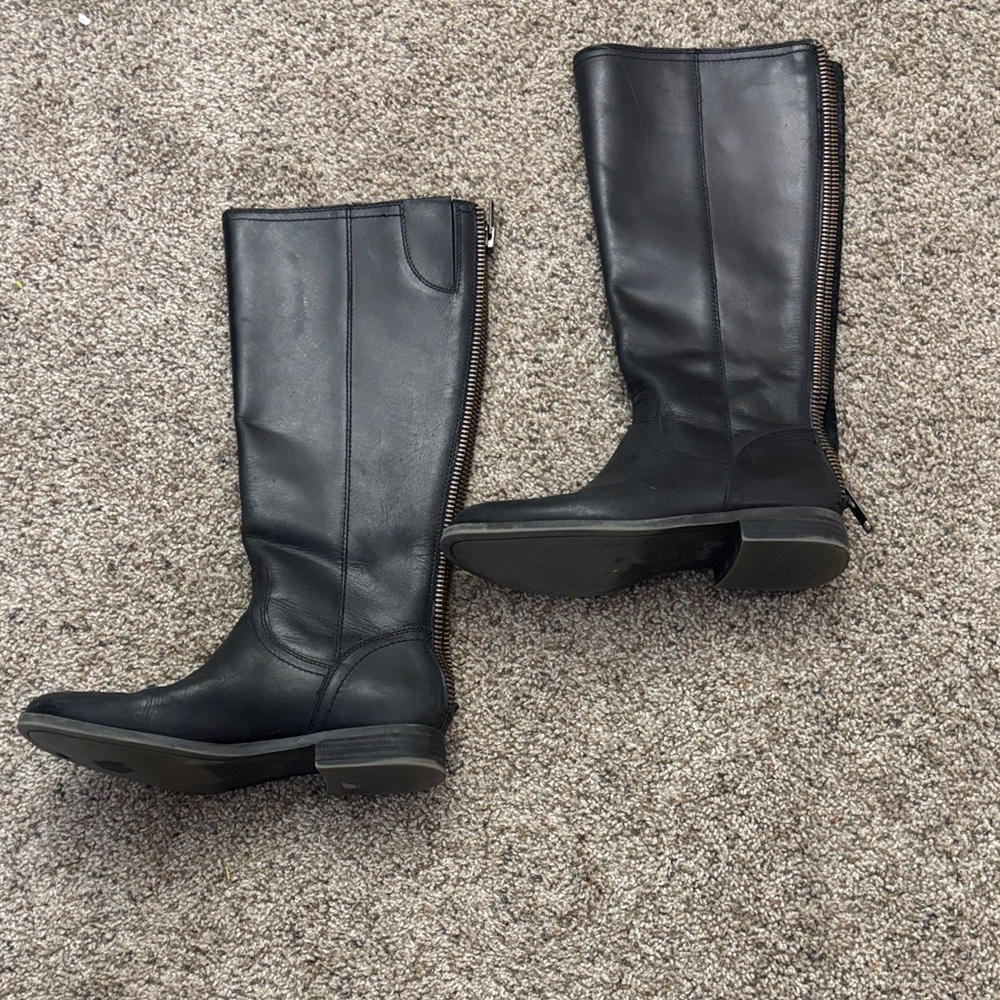 FRYE AND CO. Black Leather Jolie Boots Size 7 - Picture 7 of 9